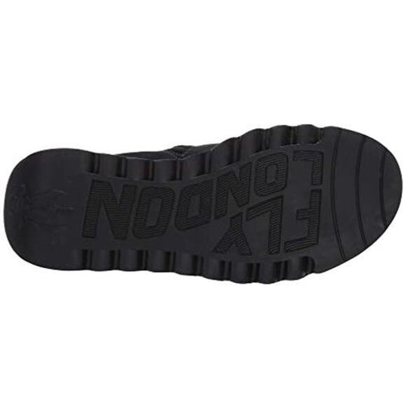 Fly London Sake 418 Fly Boots Booties Black Suede Wrap Around Strap Size 36/ 5.5 - Picture 6 of 7